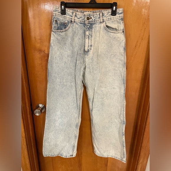 Sezane Light Blue Cropped Jeans - Picture 3 of 8